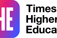 The Times Higher Education logo, with a red T, purple H and blue E.